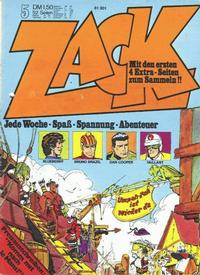 Cover Thumbnail for Zack (Koralle, 1972 series) #5/1973