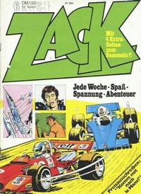 Cover Thumbnail for Zack (Koralle, 1972 series) #6/1973
