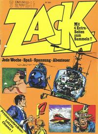 Cover for Zack (Koralle, 1972 series) #7/1973