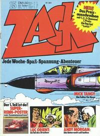 Cover for Zack (Koralle, 1972 series) #15/1973