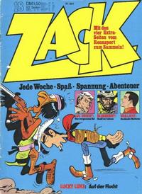 Cover for Zack (Koralle, 1972 series) #18/1973