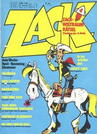 Cover for Zack (Koralle, 1972 series) #35/1973