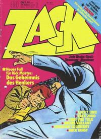 Cover for Zack (Koralle, 1972 series) #40/1973
