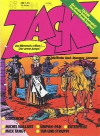 Cover for Zack (Koralle, 1972 series) #47/1973