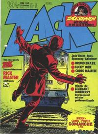 Cover for Zack (Koralle, 1972 series) #19/1974