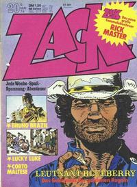 Cover Thumbnail for Zack (Koralle, 1972 series) #20/1974