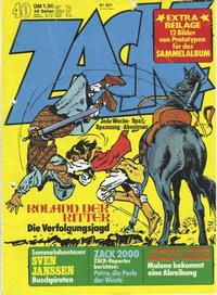 Cover for Zack (Koralle, 1972 series) #40/1974