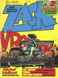 Cover for Zack (Koralle, 1972 series) #5/1975