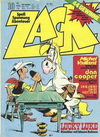 Cover for Zack (Koralle, 1972 series) #10/1975