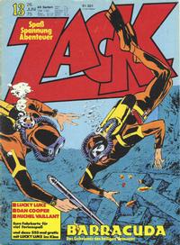 Cover Thumbnail for Zack (Koralle, 1972 series) #13/1975