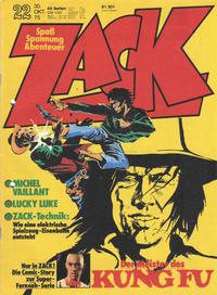 Cover Thumbnail for Zack (Koralle, 1972 series) #22/1975
