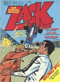 Cover for Zack (Koralle, 1972 series) #24/1975
