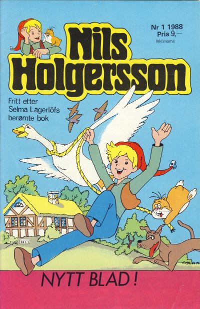 Cover for Nils Holgersson (Atlantic Forlag, 1988 series) #1/1988