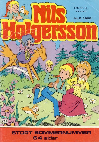Cover for Nils Holgersson (Atlantic Forlag, 1988 series) #6/1988