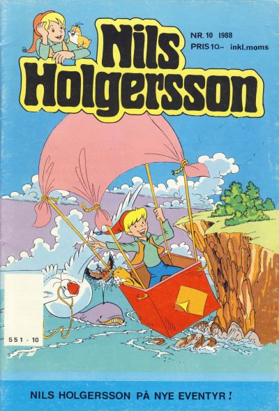 Cover for Nils Holgersson (Atlantic Forlag, 1988 series) #10/1988