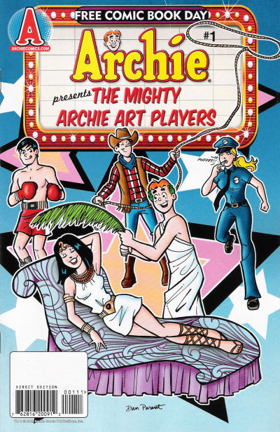 Cover for Mighty Archie Art Players, Free Comic Book Day Edition (Archie, 2009 series) #1