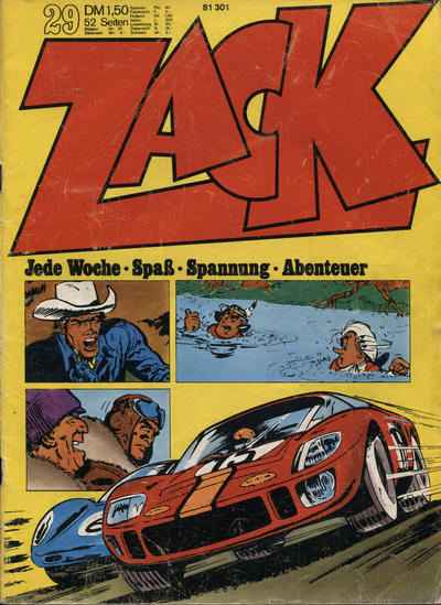 Cover for Zack (Koralle, 1972 series) #29/1972
