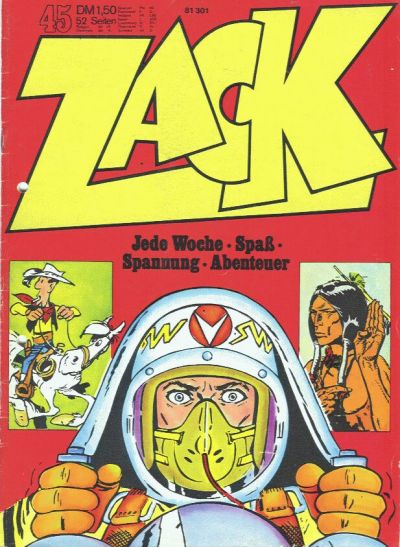 Cover for Zack (Koralle, 1972 series) #45/1972