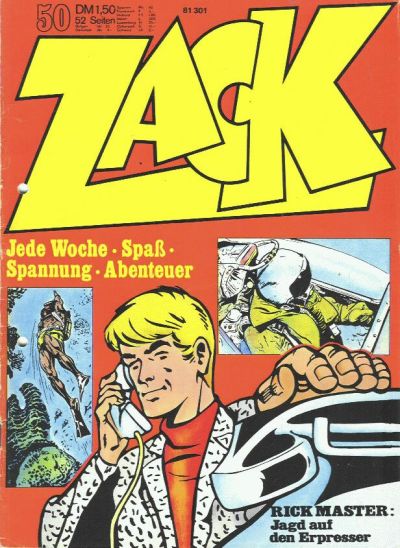 Cover for Zack (Koralle, 1972 series) #50/1972