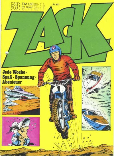Cover for Zack (Koralle, 1972 series) #53/1972