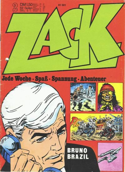Cover for Zack (Koralle, 1972 series) #2/1973
