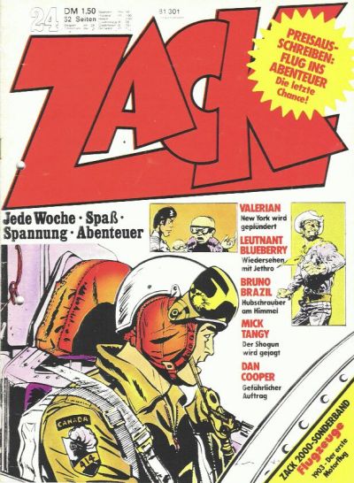Cover for Zack (Koralle, 1972 series) #24/1973