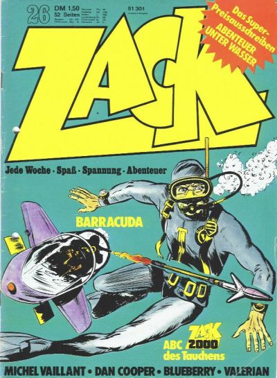 Cover for Zack (Koralle, 1972 series) #26/1973