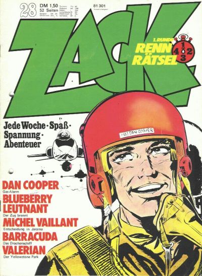 Cover for Zack (Koralle, 1972 series) #28/1973
