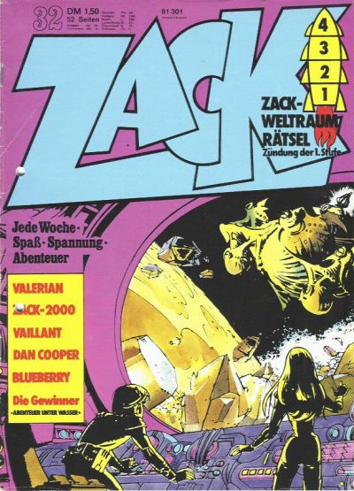 Cover for Zack (Koralle, 1972 series) #32/1973