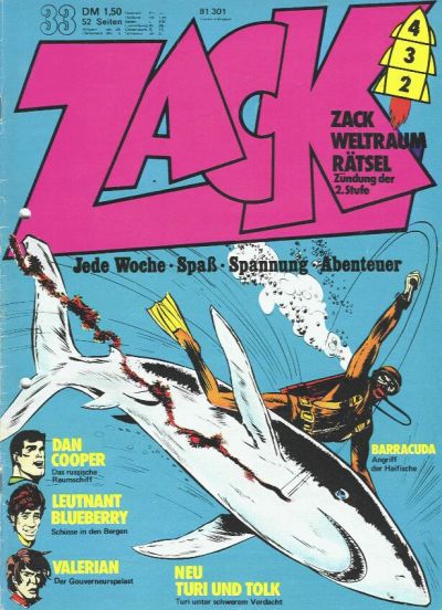 Cover for Zack (Koralle, 1972 series) #33/1973