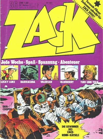Cover for Zack (Koralle, 1972 series) #36/1973