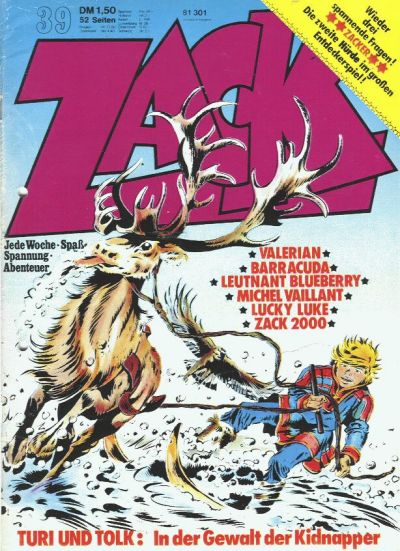 Cover for Zack (Koralle, 1972 series) #39/1973