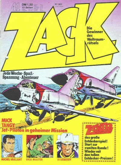 Cover for Zack (Koralle, 1972 series) #41/1973