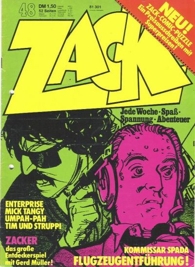 Cover for Zack (Koralle, 1972 series) #48/1973