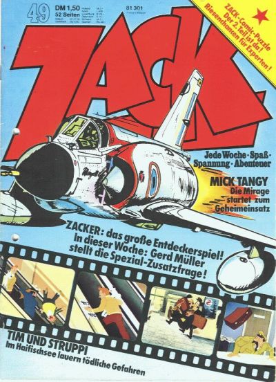 Cover for Zack (Koralle, 1972 series) #49/1973