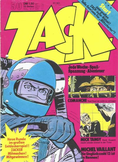 Cover for Zack (Koralle, 1972 series) #50/1973