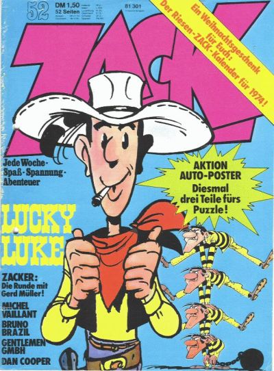 Cover for Zack (Koralle, 1972 series) #52/1973