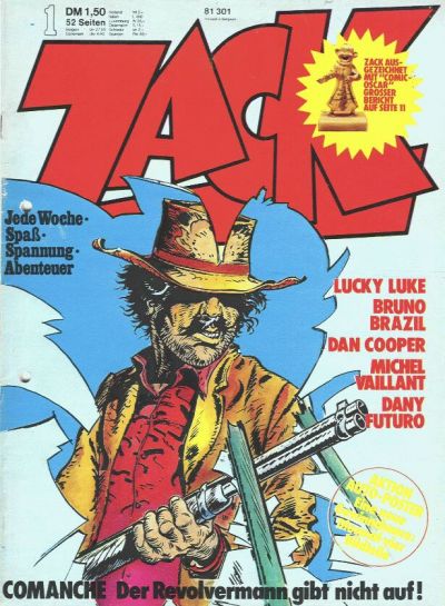 Cover for Zack (Koralle, 1972 series) #1/1974