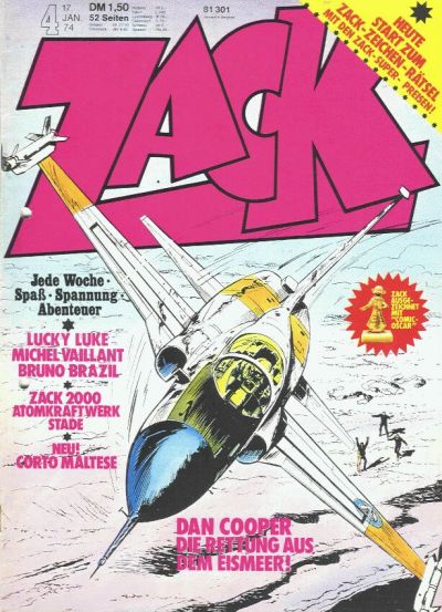 Cover for Zack (Koralle, 1972 series) #4/1974