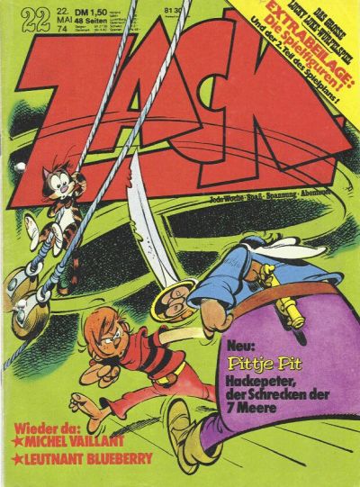 Cover for Zack (Koralle, 1972 series) #22/1974
