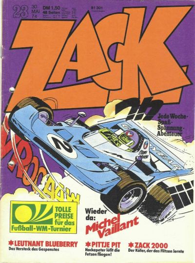 Cover for Zack (Koralle, 1972 series) #23/1974