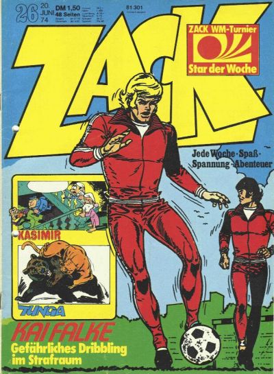 Cover for Zack (Koralle, 1972 series) #26/1974