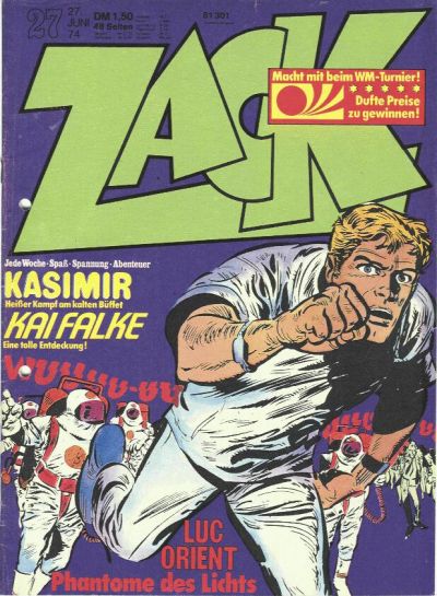 Cover for Zack (Koralle, 1972 series) #27/1974