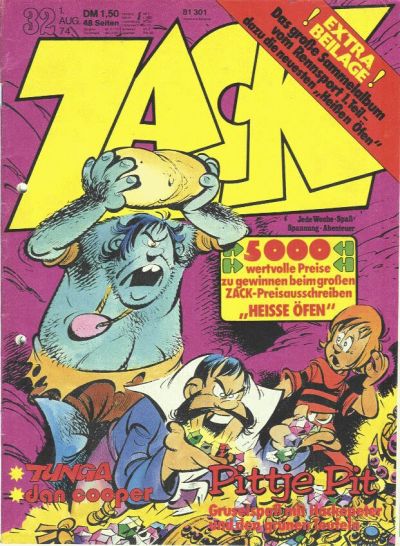 Cover for Zack (Koralle, 1972 series) #32/1974