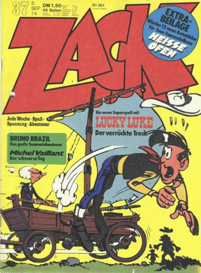 Cover for Zack (Koralle, 1972 series) #37/1974