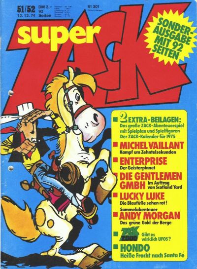 Cover for Zack (Koralle, 1972 series) #51-52/1974