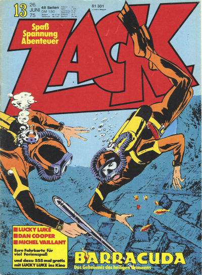 Cover for Zack (Koralle, 1972 series) #13/1975