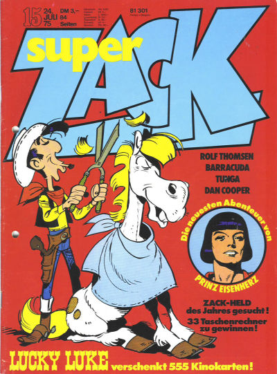 Cover for Zack (Koralle, 1972 series) #15/1975