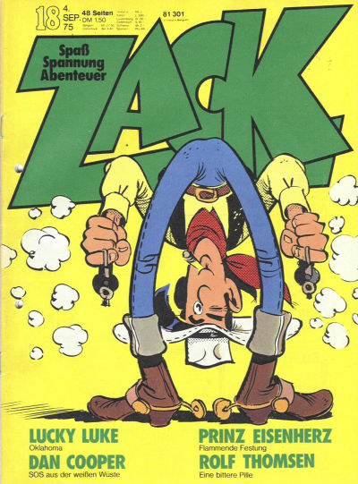 Cover for Zack (Koralle, 1972 series) #18/1975