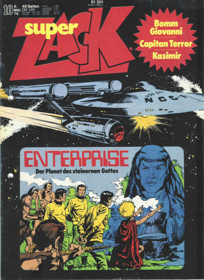 Cover for Zack (Koralle, 1972 series) #10/1976